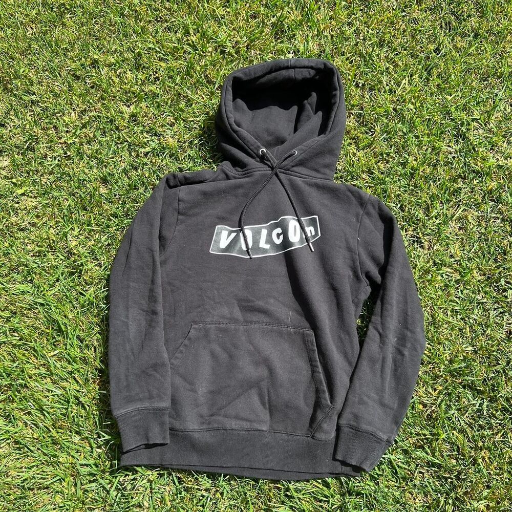 Volcom y2k kangaroo hoodie sweater mens size Small